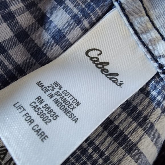 CABELA'S Short Sleeve Button up Size M - Picture 6 of 6